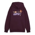 thumbnail image 2 of Sudadera Puma Downtown Oversized para Mujer 626658-44 vino XS, 2 of 3