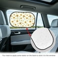 thumbnail image 4 of Yuyamidu Sunflower Car Window Shades for Women Yellow Sunshade for Car Back Window Universal Baby Car Window Sun Shades Set of 2 Sun Glare and UV Rays Protection, Easy to Install, 4 of 7