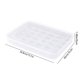 thumbnail image 3 of Caja apilable de plástico transparente para almacenar huevos con tapa, organizador de refrigerador para huevos frescos, 34.8x26x6 cm, blanco, 3 of 6