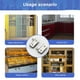 thumbnail image 5 of Eigraketly Paquete de 2 bisagras de abrazadera giratoria de vidrio para Hotel de oficina, bisagras de fijación de puerta de acero inoxidable para Herramientas y ferretería, 5 of 6