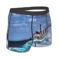 thumbnail image 3 of Fotbe Lighthouse in Havana Men’s Total Support Pouch Boxer Briefs, X-Temp Cooling, Moisture-Wicking Underwear, Regular, Long-leg and Trunk-XX-Large, 3 of 9
