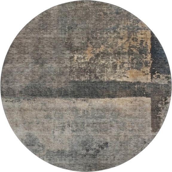 Dalyn Rugs Premium Machine Washable Mayfield AMF1208 Coffee 8' x 8' Round Rug