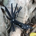 thumbnail image 2 of Happon Pack of 3 Folding Pocket Knife Multi-Tool for Outdoor Camping Fishing Hunting Survival (Black), 2 of 7