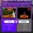 thumbnail image 3 of imerelez 8FT Long Halloween Inflatables Pumpkins Ghost Outdoor Decorations, Blow Up Yard Decoration with Built-in LEDs Lighted for Lawn Garden Outside Indoor Decor, 3 of 9