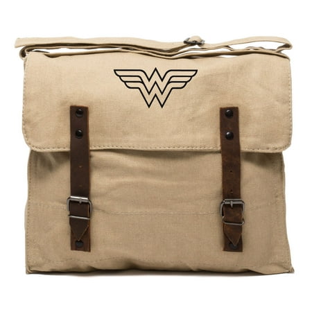Wonder Woman Symbol Army Heavyweight Canvas Medic Shoulder (Best Selling Crossbody Bags)