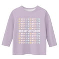 thumbnail image 5 of Qingpeng 100 Days of School Sweatshirt Girls Lightweight Shirts Hearts 100 Day Tee Shirt School Days, 5 of 5