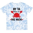 thumbnail image 3 of Inktastic My Tia Loves Me Nephew Boys or Girls Toddler T-Shirt, 3 of 5