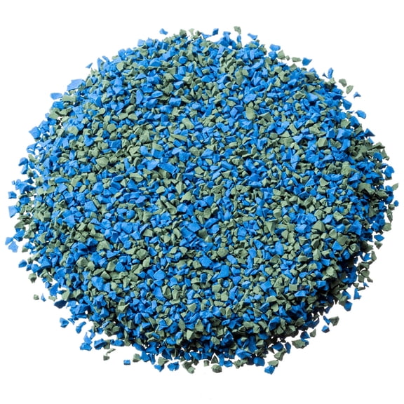 Fast Patch Poured-in-Place Surfacing Repair Kit Fix Rubber Playground (Blue/Green, Standard)