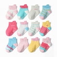 thumbnail image 2 of TOWED22 Infant Toddler Ankle Grip Socks Multi Pairs, Non-Slip Bottom Socks with Cute Animals Prints, Baby Unisex D,5-7 Y, 2 of 4