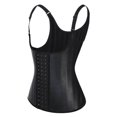 thumbnail image 4 of Corset moldeador Baoblaze Mujer Underbust Chaleco Deshuesado de Acero Negro 3XL, 4 of 7