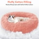 thumbnail image 3 of Cojín para gatos Rabbitgoo, suave y relajante, de felpa, con forma de rosquilla, 3 of 9