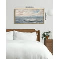 thumbnail image 6 of Drsoum Vintage Sea Landscape Wall Art Ocean Retro Classic Farmhouse Paints Rustic Kitchen Bathroom Office Decor 8x16in Natural Framed, 6 of 7