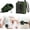 Green, variant on 2026 Portable Rechargeable Waist Fan, 5-Speed 6000RPM Strong Airflow with Flashlight, Hands-Free Wearable Belt & Neck Fan, Up to 20H Runtime for Camping, Outdoor Work, Jobsite, Hiking Travel - Green
