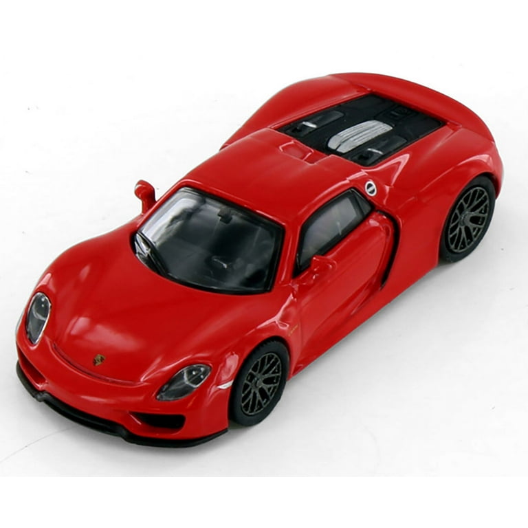 Porsche 918 Spyder, Guards Red - Kinsmart H13-18 - 1/64 Scale