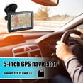 thumbnail image 1 of Pantalla táctil de 5 pulgadas Dispositivo GPS HD Mapas Coche FM Navegación GPS (Europa + EE. UU.) Ehuebsd Accesorios para autos y motos, 1 of 9