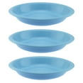 thumbnail image 1 of YBM Home Unbreakable Round Deep Plastic Plate 15-Ounce | Microwavable, Dishwasher Safe, BPA-Free Pack of 3, 1 of 2