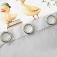 thumbnail image 4 of Homewish Kids Children Kawaii Duck Black Out Curtains,Chic Flowers Curtains Pack of 2 (42x63 Each),Cute Floral Animal Bedroom Curtains,Microfiber Bedroom Decor, 4 of 6