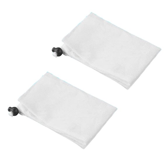 Wosthever Paquete de 2 bolsas de filtro para piscinas, colección de hojas de residuos y manchas de polvo, malla fina para interior y exterior, Jardín y Patio