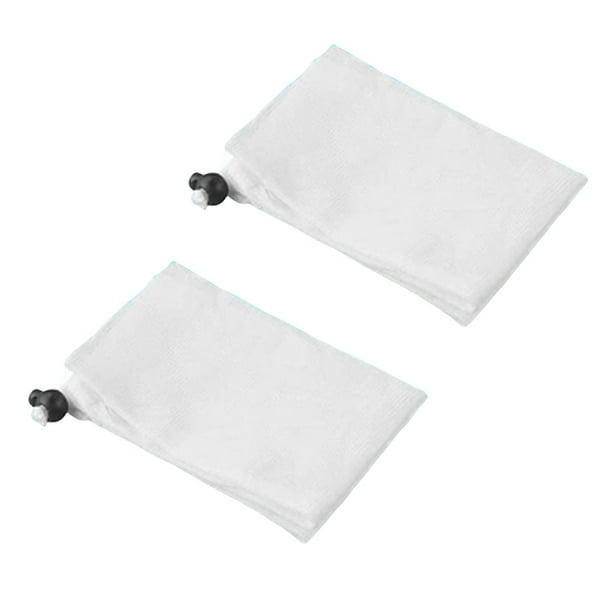 Wosthever Paquete de 2 bolsas de filtro para piscinas, colección de hojas de residuos y manchas de polvo, malla fina para interior y exterior, Jardín y Patio