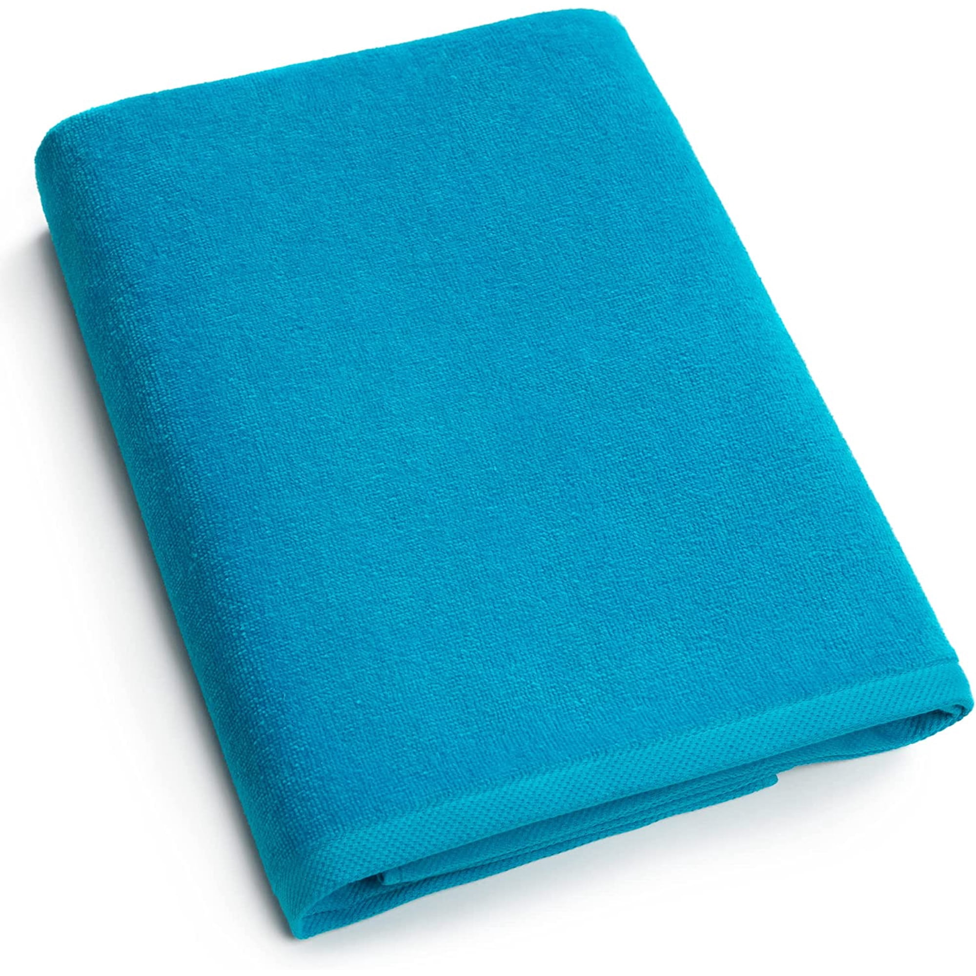 Beachland - Solid Beach Towel 30 x 60 inch Pool and Resort Style - 100% Cotton - Extra Soft and Absorbent (Turquoise, 1 Towel)