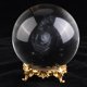 thumbnail image 2 of Nimomo Bola de Cristal - Bola de Cristal de la decoración del Arte de la decoración del Accesorio de la fotografía de Cristal K9 de 100 mm (4 Estilos Opcionales)(金色金属底座), 2 of 5