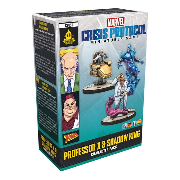 Marvel Crisis Protocol: Professor X & Shadow King - A Board Game by Atomic Mass Games – 2 Players - 90 Minutes of Gameplay - Games for Family Game Night -