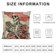 thumbnail image 5 of PHYHOO Summer Pillow Covers Skull Throw Pillow Covers Summer Farmhouse Cushion Case Decor for Sofa Couch, 5 of 5
