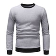 thumbnail image 2 of Men Summer Tops Long Swim Top Shirt Plain Long Sleeve Running Shirts Men Compression Shirts Sleeve Stripped for Short Tee Us Apparel for plus Size Workout GY2 XL, 2 of 4