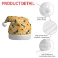 thumbnail image 4 of Fuzoiu Bee Wasp Print Santa Hat Christmas Hat for Adults,Santa Hats with Pompom, Unisex Xmas Holiday Hat for Christmas New Year Festive Party Supplies, 4 of 6