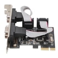 thumbnail image 2 of Tarjeta PCI Express a puerto serie Bling Bling PCI-E dual con 2 puertos serie RS-232, 2 of 8
