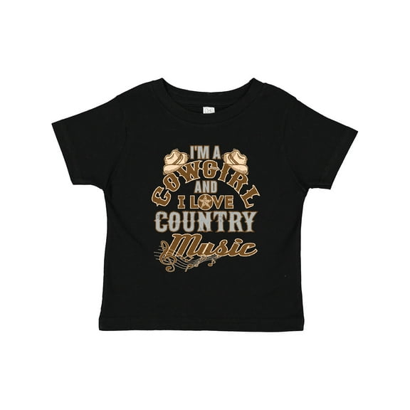 Inktastic Cowgirl Country Music Lover Girls Toddler T-Shirt