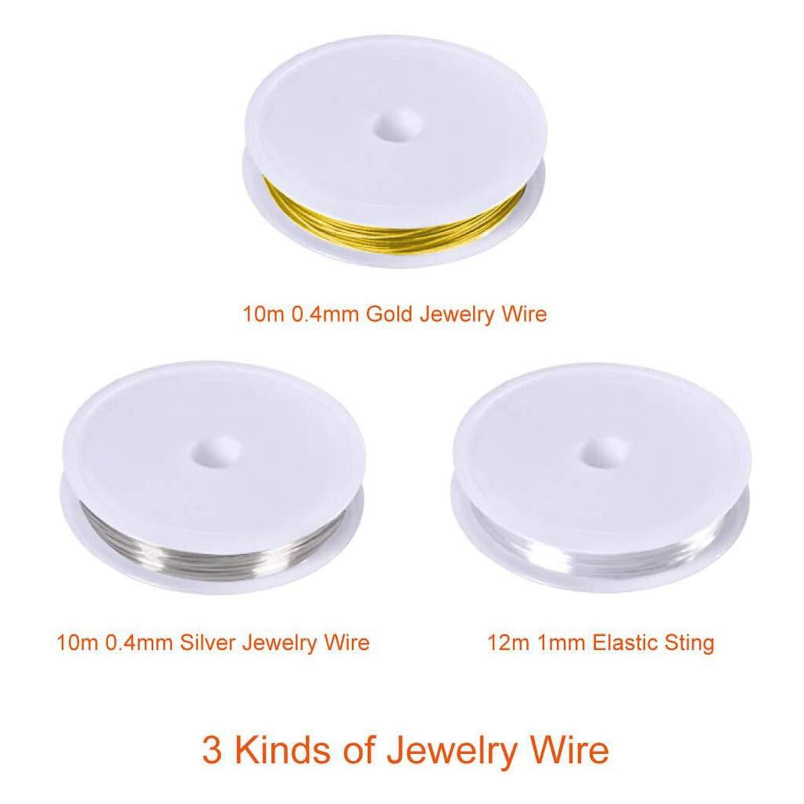 Jewelry Making Supplies, Jewelry Making Includes Findings, Pliers, Bead Wire, Storage Case for Jewelry Necklace Bracelet Making Repair