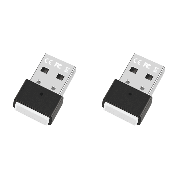 Adaptador USB Dongle Adaptador de audio de música inalámbrica Compatible con Bluetooth 5.3 Negro