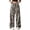 Beige, variant on Trendfront Womens Relaxed Cheetah Print Pants Elastic Drawstring Waist Wide Leg Full Length Leopard Print Casual Loose Fit Lounge Bottoms