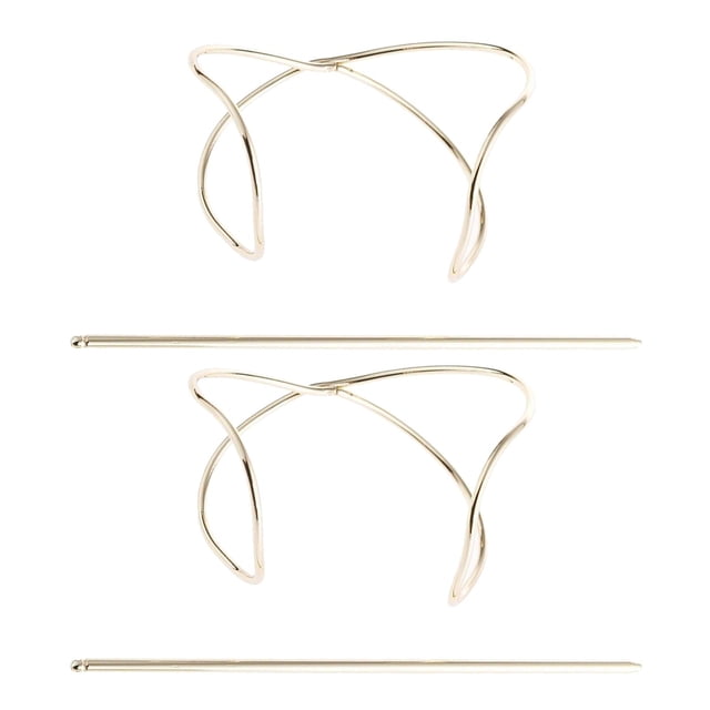 2x horquilla para mujer, pinza para el cabello, pinza para el cabello, soporte para moño, accesorios para el cabello
