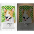 thumbnail image 2 of Bull Terrier St. Patrick's Portrait Ceramic Night Light, 2 of 2