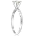 thumbnail image 3 of Pompeii 3/4 Ct Round-Cut Natural Diamond Solitaire Engagement Ring 14k White Gold (G/H,I1), 3 of 4