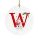 thumbnail image 4 of ¡Descuentos Flash!, Adorno colgante redondo de acrílico con 26 letras de Papá Noel para coche, accesorio para colgar en las fiestas Akmoler, 4 of 9