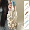 thumbnail image 7 of Practical Handmade Woven Water Cup Bag Hollow Out Portable Carrying Bag Net Bag Cup Cover Water Bottle Bags Coffee Cup Holder, 7 of 7