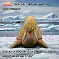 thumbnail image 2 of PuffPurrs Lifelike Walrus Plush Toy, Realistic Master of the Arctic Teddy Stuffed Animal, Cute Ocean Animal Unique Pillow Toy Gift, 30CM/11 Inch, 2 of 5