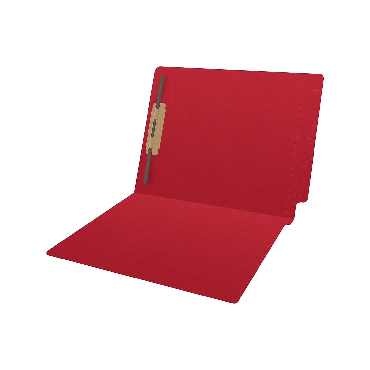 Medical Arts Press Reinforced End Tab File Folder Straight Cut Letter-Size Red 50/Box (S-01601-RED)