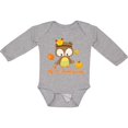 thumbnail image 3 of Inktastic My First Thanksgiving Owl Boys or Girls Long Sleeve Baby Bodysuit, 3 of 5