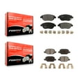 thumbnail image 1 of Positive Plus Front Rear Semi-Metallic Brake Pads Kit for Car Fiat 500 KPF-100528, 1 of 8