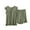 Green1, variant on yunLCZ Womens Nightgowns Ladies' Spring And Summer Solid Color Casual Drawstring Shorts Short Sleeve Pajamas Women's Shorts Home Set Sleepdress