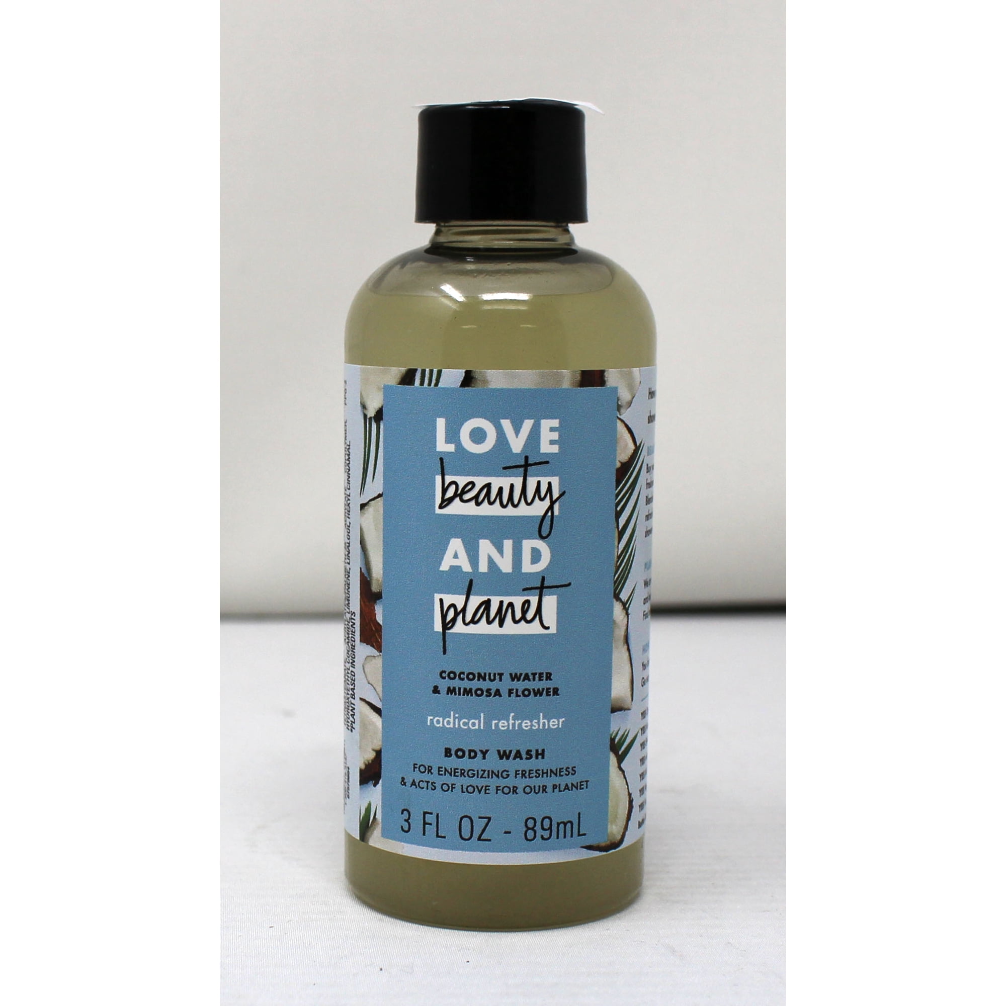 Love Beauty and Planet Body Wash Coconut Water & Mimosa Flower 3 Ounce Lot of 2