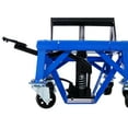 thumbnail image 6 of imerelez 300 lbs Hydraulic Motorcycle Scissor Jack Lift Foot Step Wheels for Small Dirt Bikes,blue color, 6 of 8
