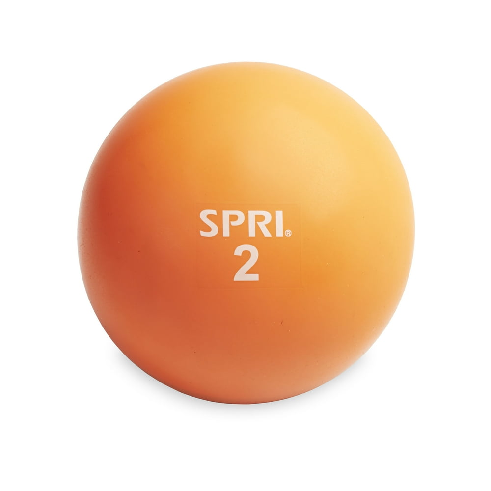 Spri 2 lbs Soft Toning Ball, Hand Held Medicine Ball for Exercise