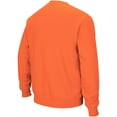 thumbnail image 2 of Men's Colosseum Orange Auburn Tigers Arch & Logo Crew Neck Sweatshirt, 2 of 4