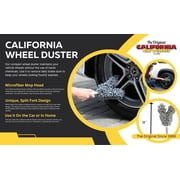 The Original California Car Duster Microfiber Wheel Duster with Forked Mop 96630