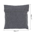thumbnail image 2 of Unique Bargains 7'x7' Reusable Washable Polyester Snack Bag Sandwich Bag, Grey, 2 of 7